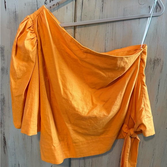 INC International Concepts Vibrant Orange Top - Picture 1 of 4